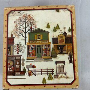 Avon Celebrates A Country Christmas McConnells Corners General Store Ceramic Box